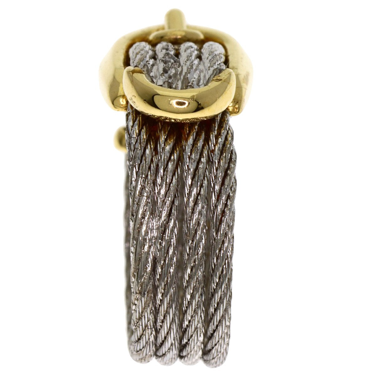 Gold FRED Force 10 Ring Stainless Steel 18K Yellow