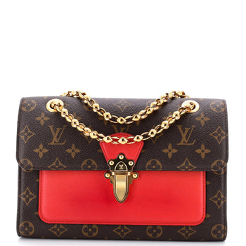 Louis Vuitton Victoire Handbag Monogram Canvas And Leather