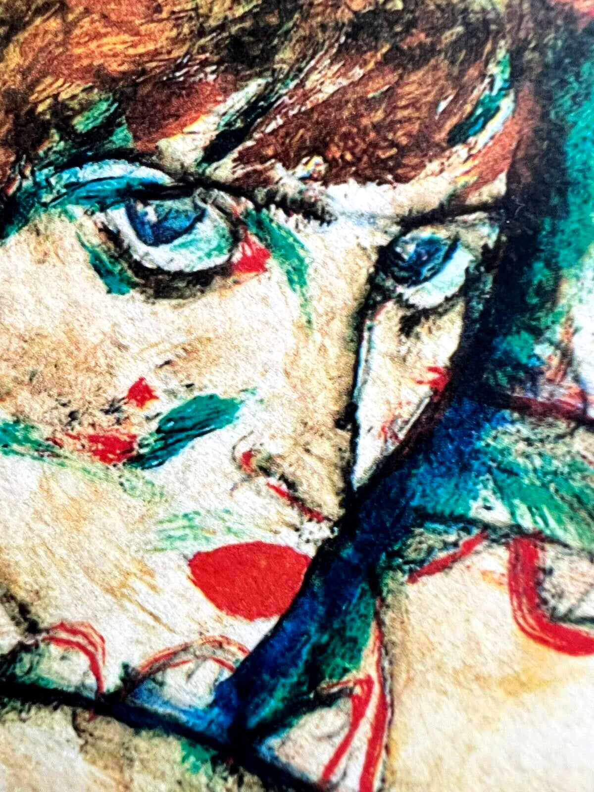 Egon Schiele Lithograph From An Painting