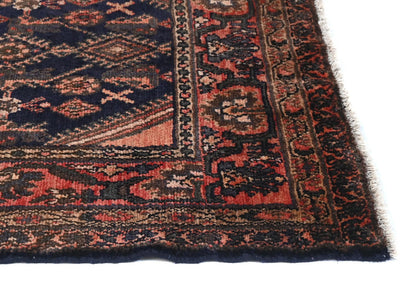 Hand-Knotted Vintage Oriental Rug 3'6X6'5 Ft