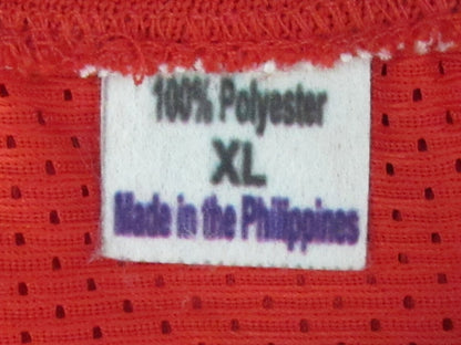 Allen Iverson Hof Autographed Red Custom Basketball Jersey 76Ers Beckett 196719