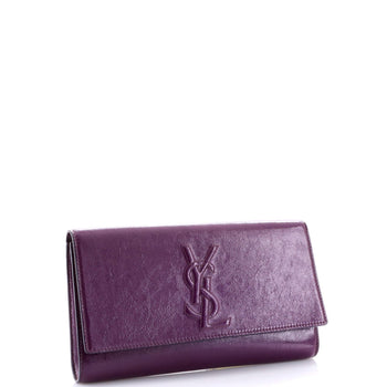 Saint Laurent Belle De Jour Clutch Leather Large