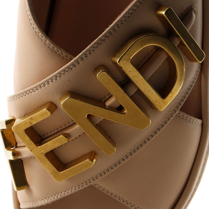 Fendi Women'S Fendigraphy Slide Sandals Leather