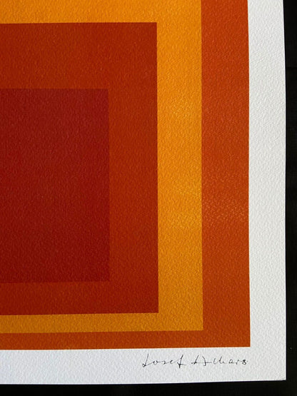Josef Albers Lithograph Coa Numbered Signed Stamp (Paul Klee)