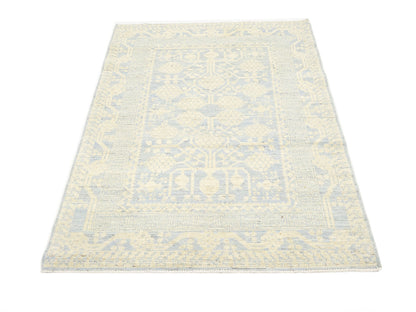 Handmade Khotan Rug Floral Classic Oushak