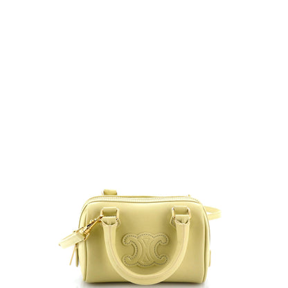 Celine Cuir Triomphe Boston Bag Leather Mini