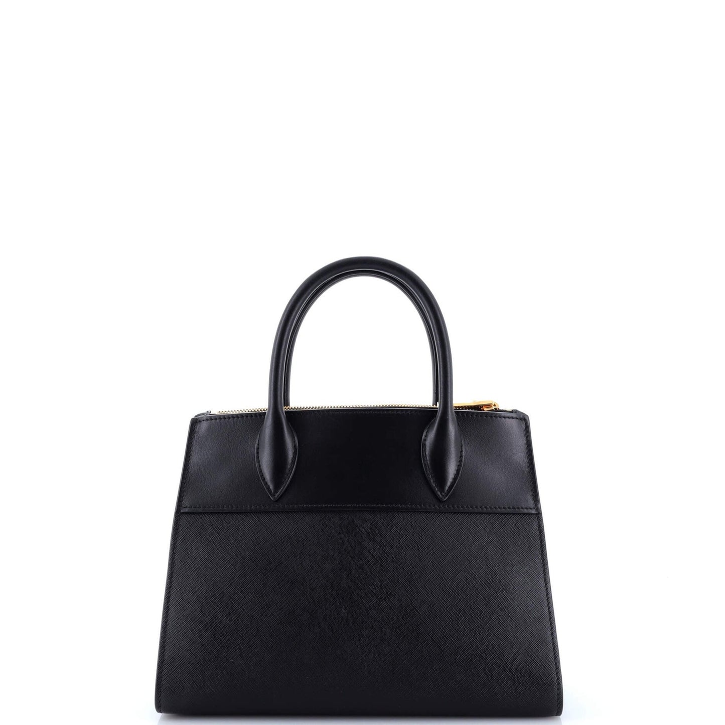 Prada Esplanade Tote Saffiano With City Calf Small