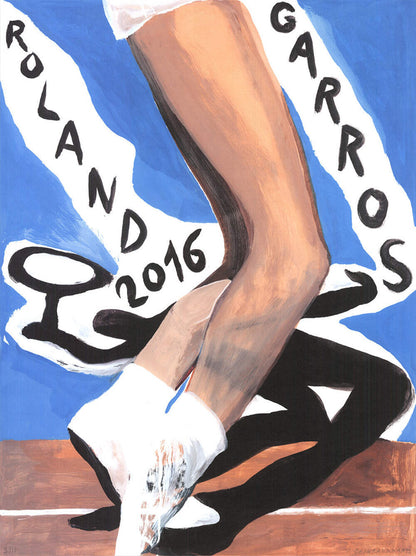 Marc Desgrandchamps Roland Garros French Open Signed " Offset Lithograph