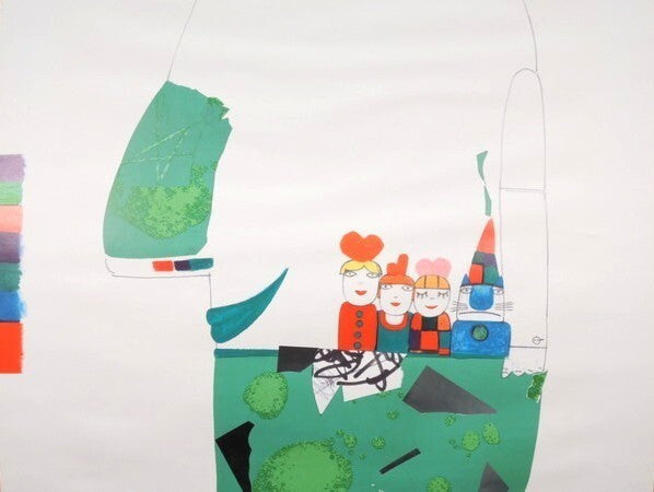 Kv?Ta Pacovsk 13 Years Neugebauer Press 1992 Signed Poster 197/999 Austria