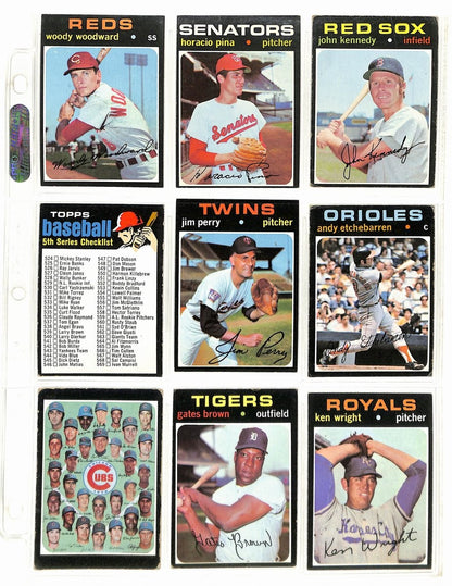 1971 Topps Baseball Card Complete Set (1-752)
