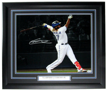 Vladimir Guerrero Toronto Blue Jays Signed/Auto 16X20 Photo Framed Bas 163282