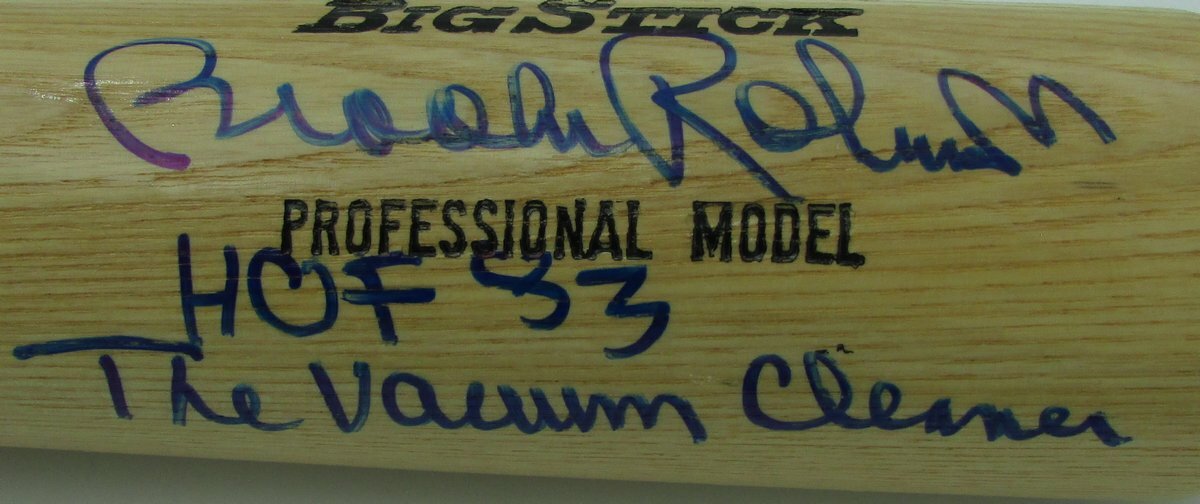 Brooks Robinson Orioles Signed Bat Insc "The