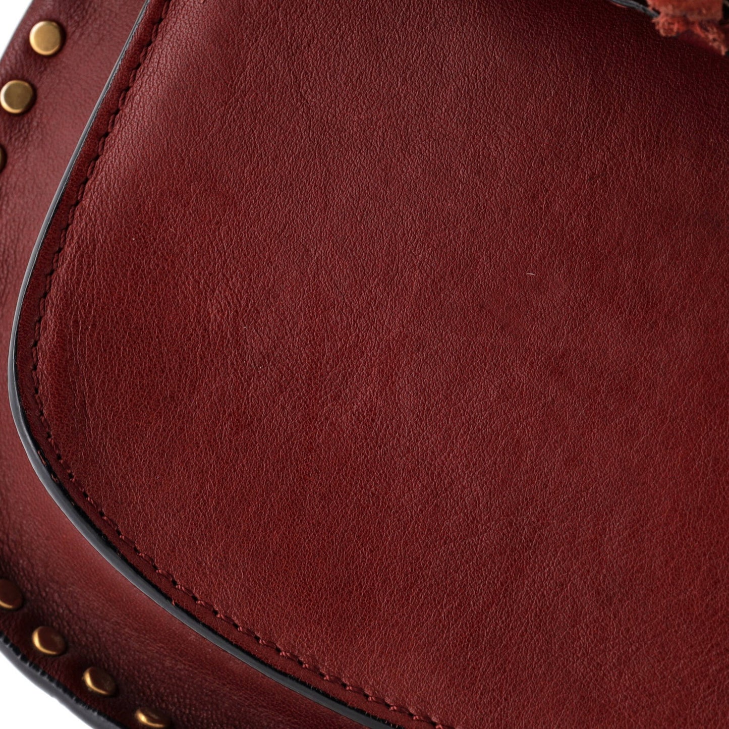 Chloe Hudson Handbag Whipstitch Leather Small