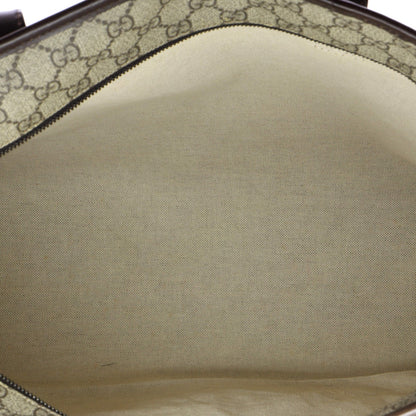 Gucci Plus Tote Gg Coated Canvas With Leather Large