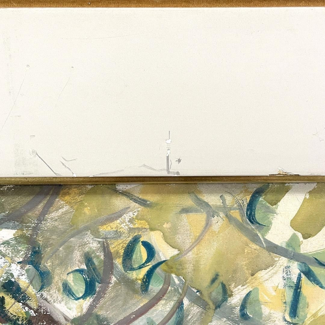 Ludwig Bock 1965 Original Gouache Still Life Painting  Apples & Pears  Signed