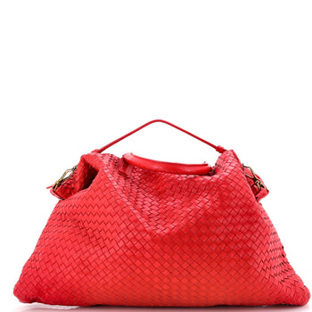 Bottega Veneta Convertible Satchel Intrecciato Nappa Maxi