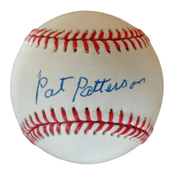 Pat Patterson Autographed Oal Baseball Negro