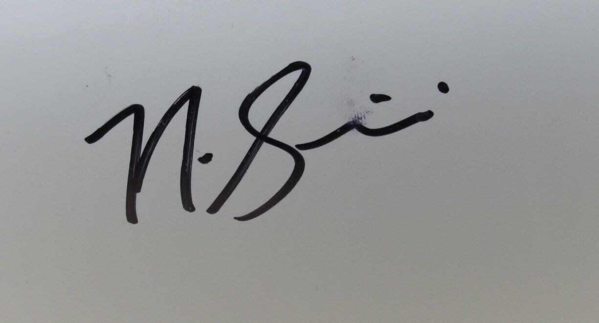 Nick Sirianni Signed/Auto Super Bowl Lix Logo