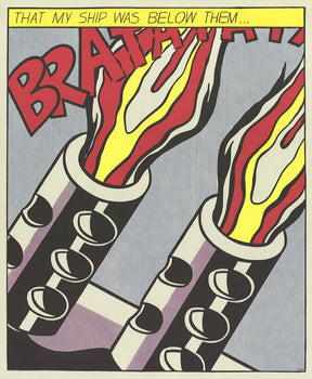 Roy Lichtenstein That My Ship Was Below Them (Panel 3) 
