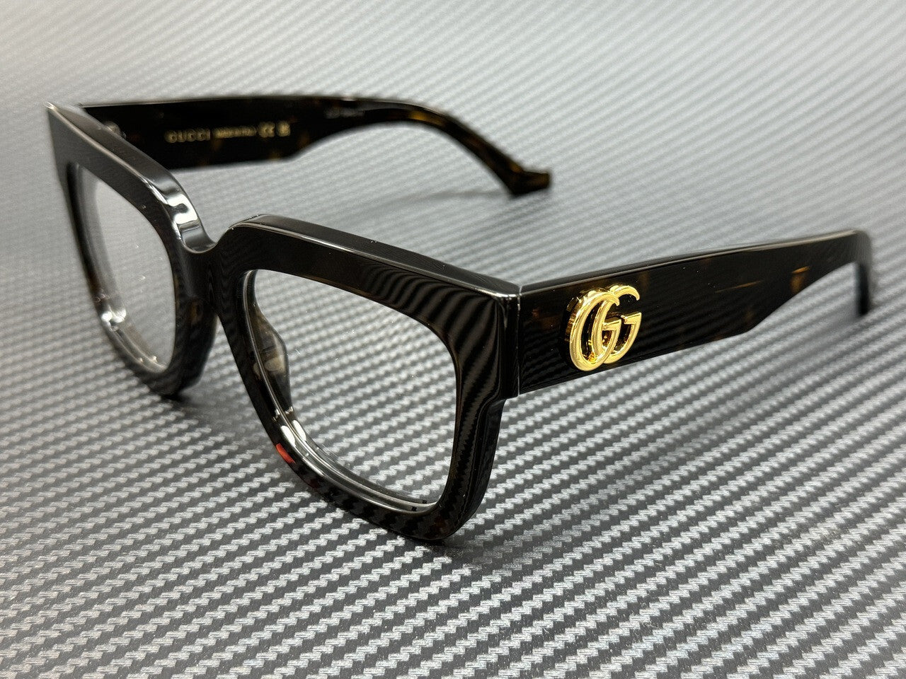 Gucci Gg1549O 002 Brown Havana Women'S Medium 52 Mm Eyeglasses