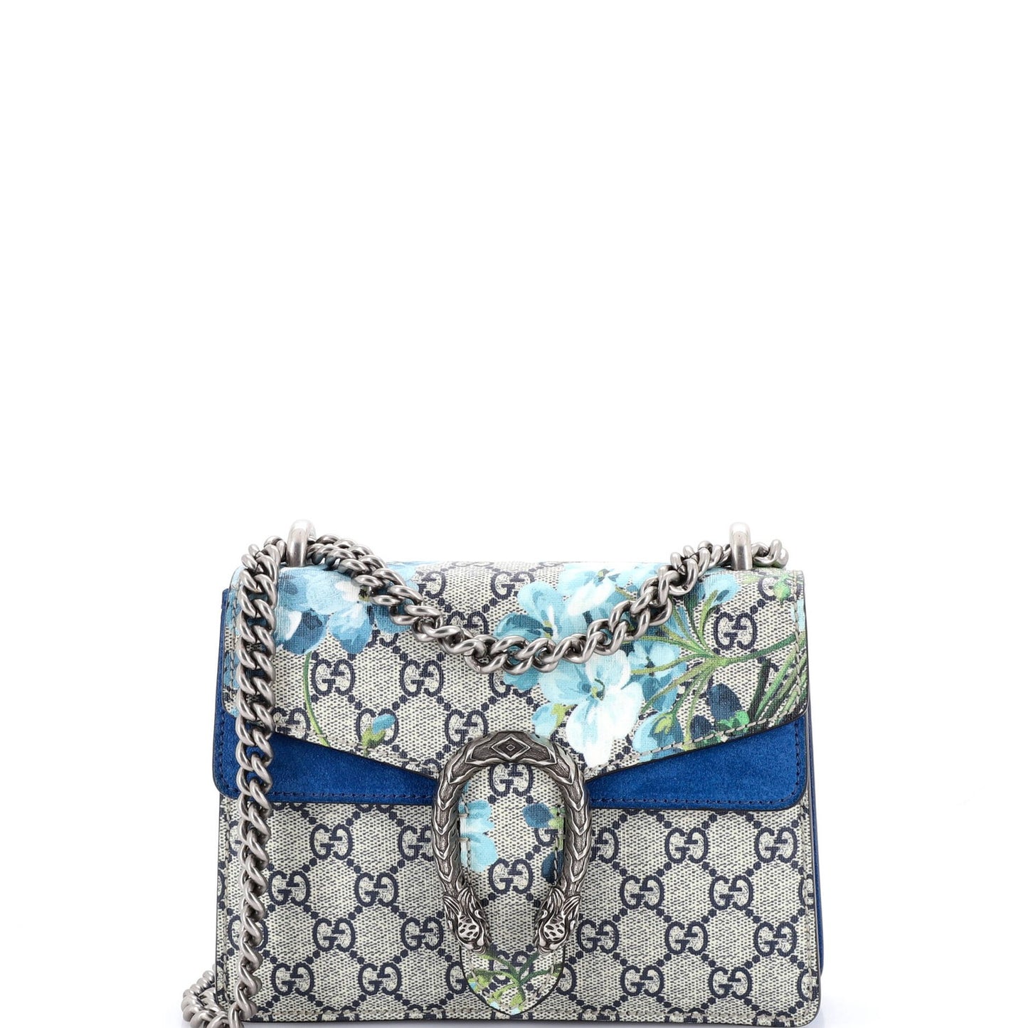 Mini Gucci Dionysus Bag Blooms Print GG Coated Canvas