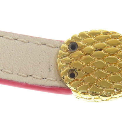 Leather BVLGARI Serpenti Bracelet