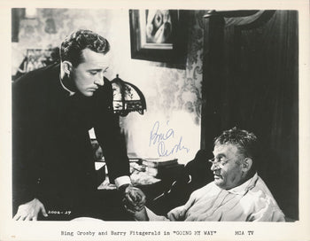 Bing Crosby Actor Autographed Vintage 8X10 B/W