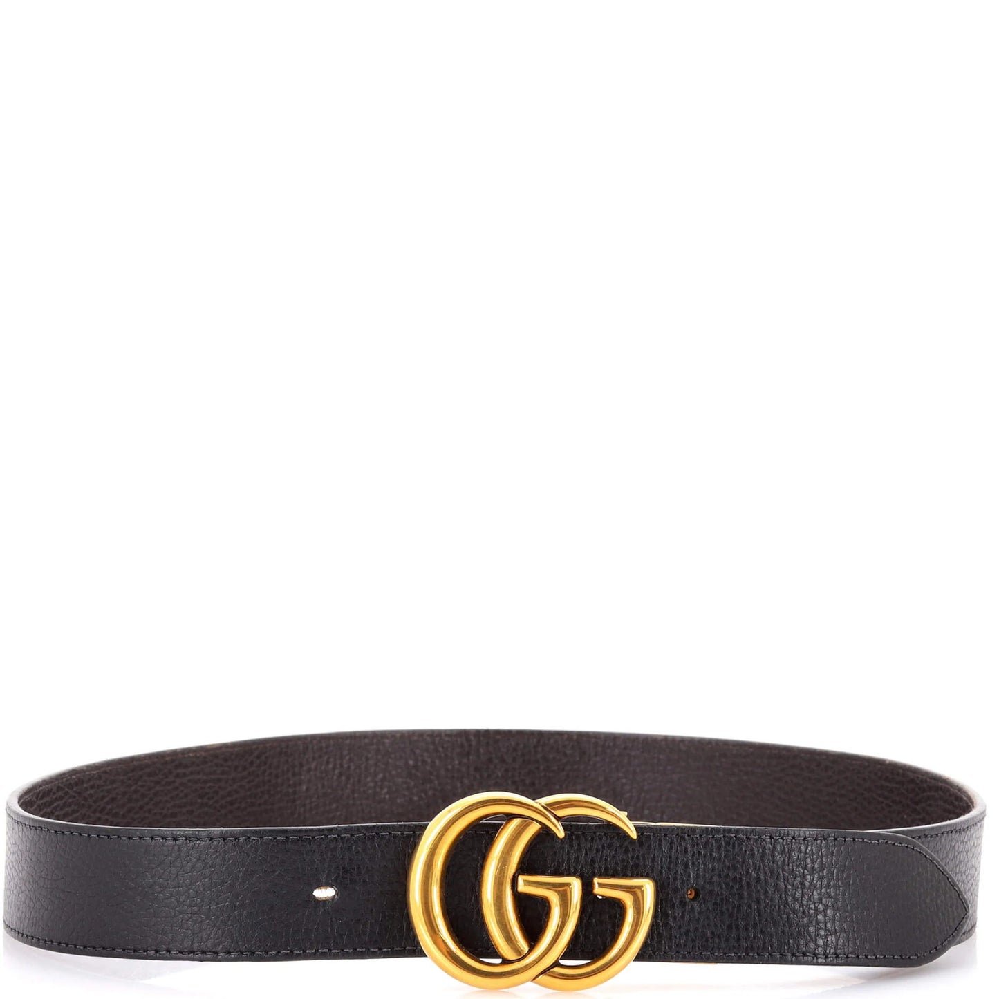 Gucci Gg Marmont Reversible Belt Leather Wide