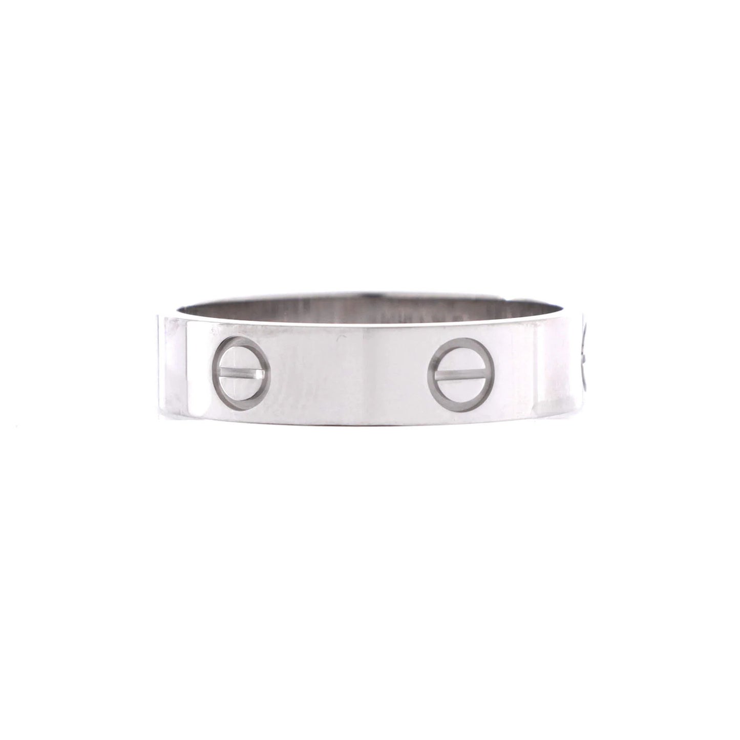 Cartier Love Band Ring 18K White Gold