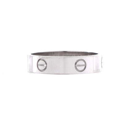 Cartier Love Band Ring 18K White Gold