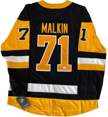 Evgeni Malkin Autographed Pittsburgh Penguins Fanatics Xl Jersey (Jsa)