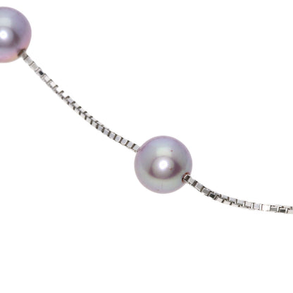 Tasaki   Necklace Station Pearl Pearl K18 White