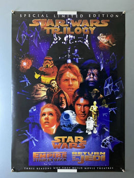 Star Wars Trilogy Special Limited Edition Poster George Lucas 84X59 Cm /33X23 In