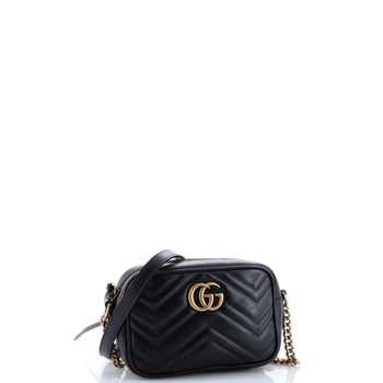 Gucci Gg Marmont Shoulder Bag Matelasse Leather Mini