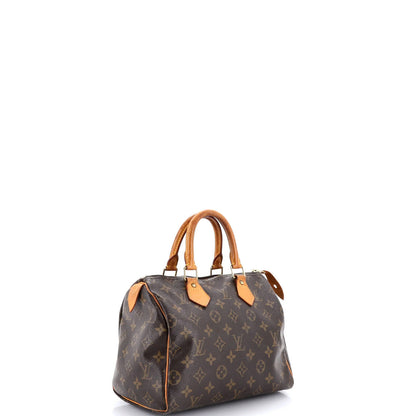 Louis Vuitton Speedy Handbag Monogram Canvas 25