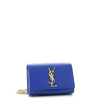 Saint Laurent Classic Monogram Crossbody Bag Grainy Leather Small