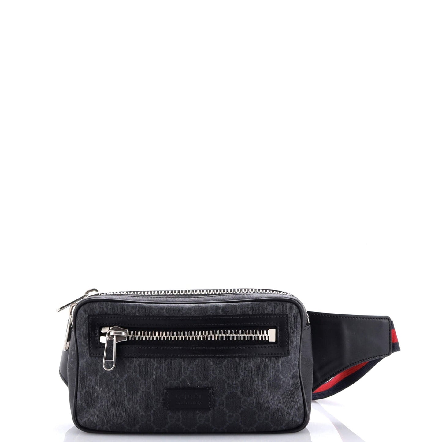 Gucci Front Pocket Camera Bag Gg Crystal Coated Canvas Mini