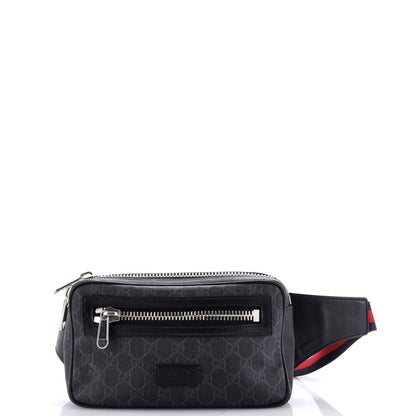 Gucci Front Pocket Camera Bag Gg Crystal Coated Canvas Mini