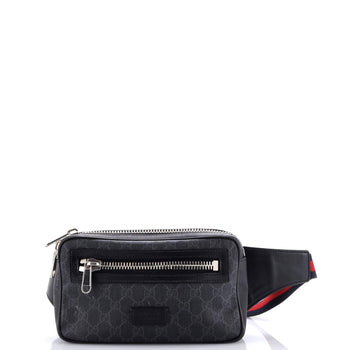 Gucci Front Pocket Camera Bag Gg Crystal Coated Canvas Mini