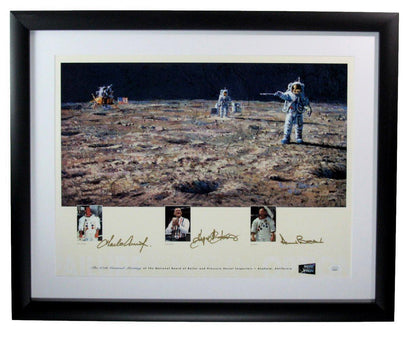 Pete Conrad/Gene Kranz/Alan Bean Nasa Autographed