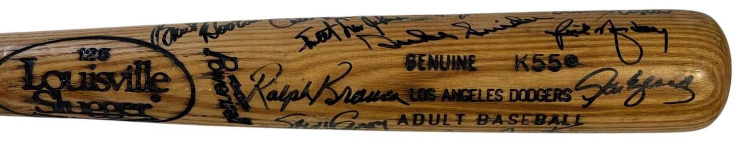 Dodger Greats Autographed Louisville Slugger Bat