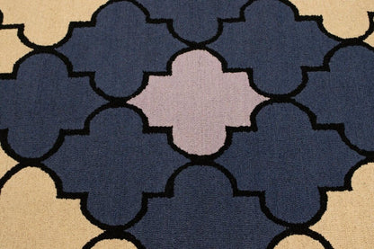 5X8 Ft Multicolored Hand-Tufted Rug Contemporary