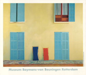 Art DAVID HOCKNEY Two Deckchairs Calvi 30