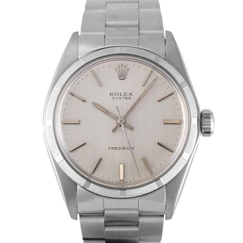Rolex Oyster 6427 Silver Manual Case Size 34Mm34Mm Men'S Used Watch #31011