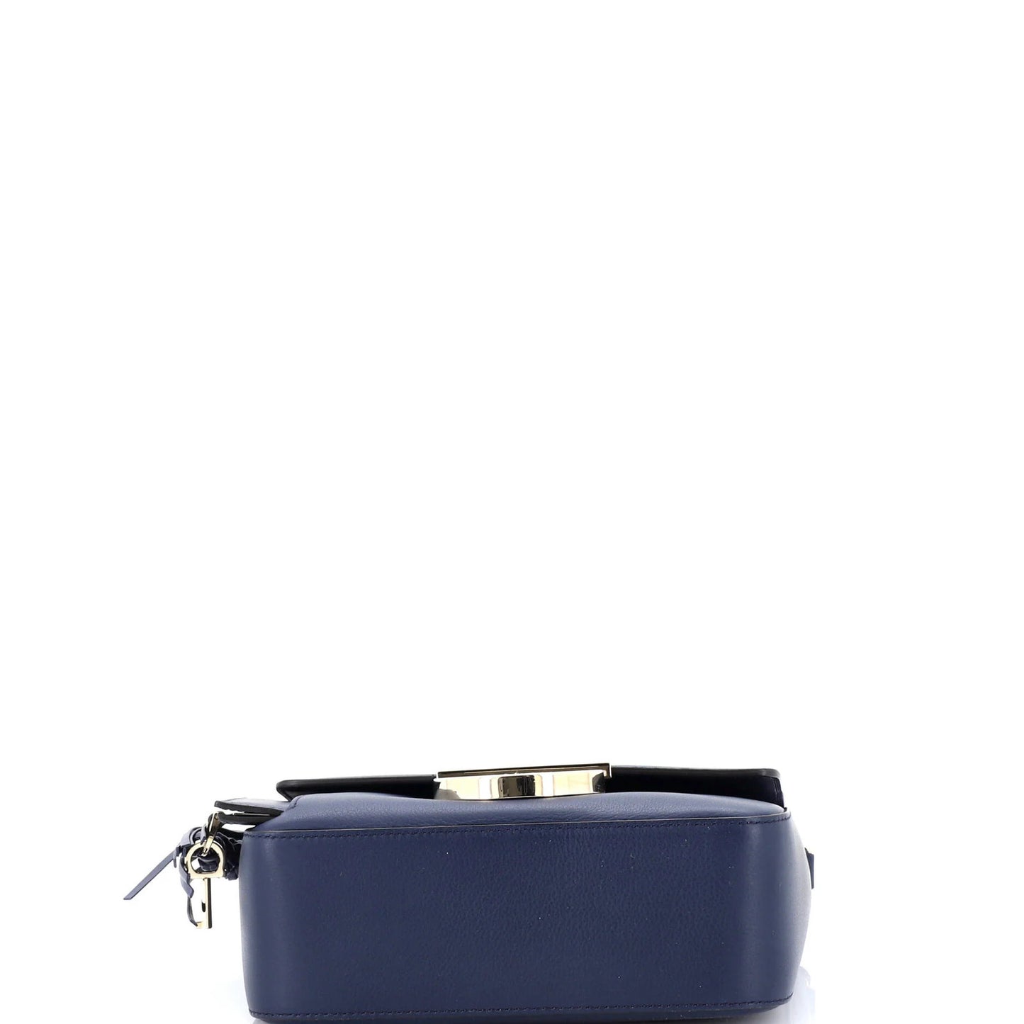 Salvatore Ferragamo Tassel Gancini Lock Flap Shoulder Bag Leather Medium