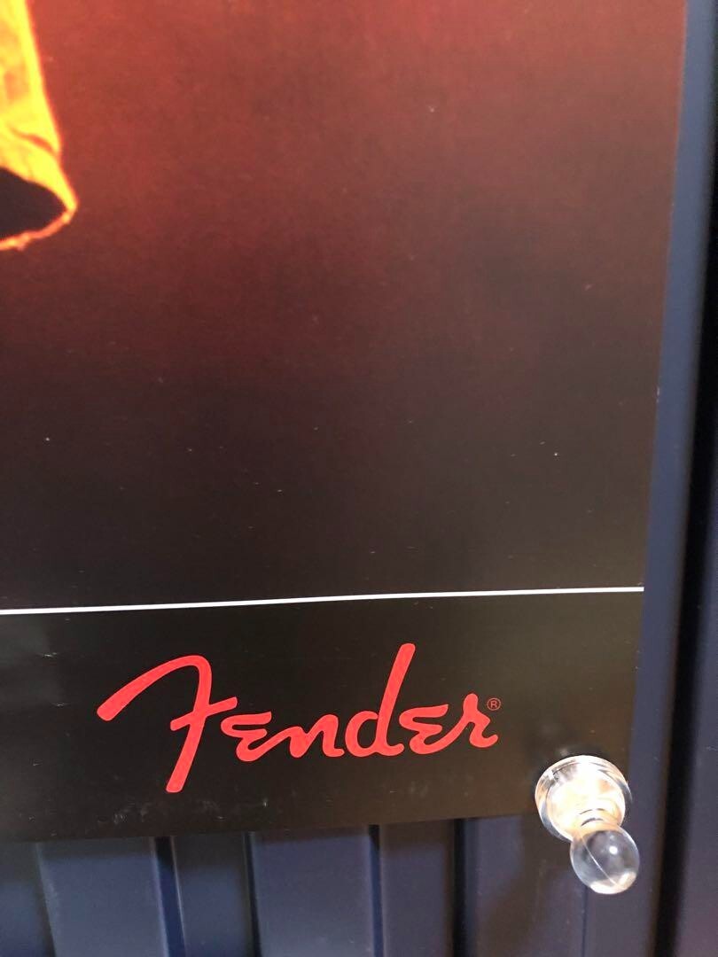 Rush Geddy Lee Large Poster Fender Guitar /The