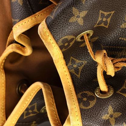 Louis Vuitton Vintage Montsouris Backpack Monogram Canvas Gm