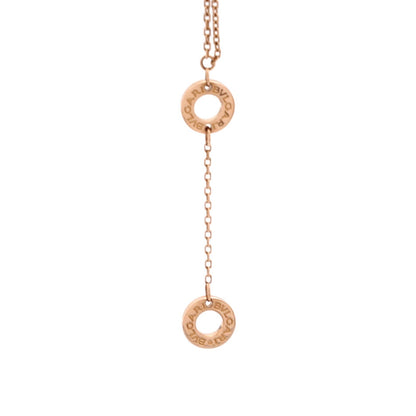 Bvlgari Divas' Dream Open Bracelet Necklace 18K Rose Gold And Diamonds