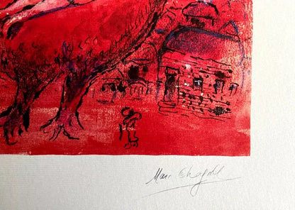 Marc Chagall Lithograph Coa Original Signed Numbered In Pencil Collection