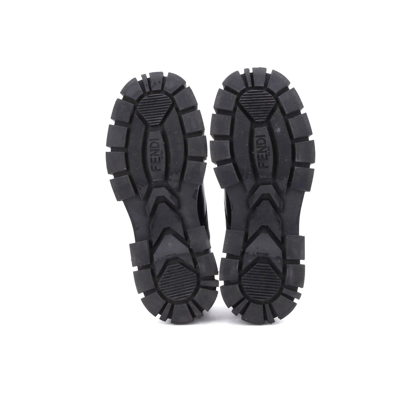 Fendi Fendi Force Oxfords Leather With Zucca Jacquard